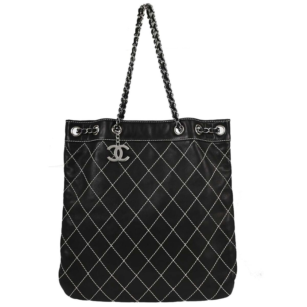 Chanel Surpique Chain Quilted Leather Medium